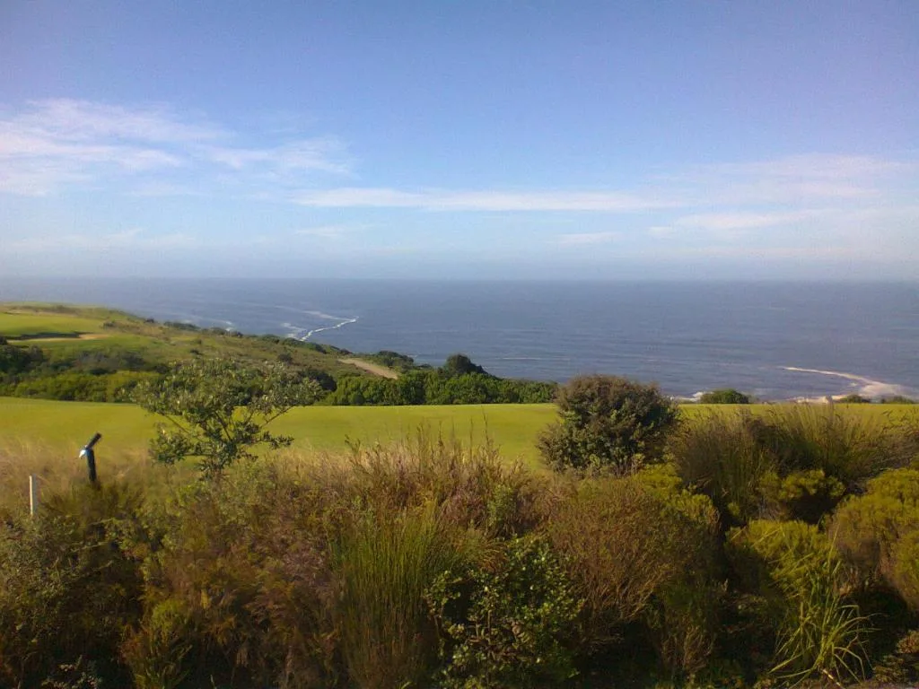 Expansive valley and lagoon vista from elevated garden property overlooking Garden Route landscape